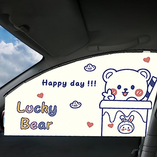 Pára-sol magnético do carro, Pára-desenho animado para crianças, Acessório proteção solar com design