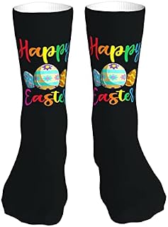 883 Compression Socks Happy Easter Day Calf Socks Non Slip Sports Socks Breathable Athletic Socks For Jogging Walking Hiking 40cm