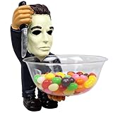 Halloween Candy Bowl Holder Horror Movie Gnomes Scary Candy Dish Stand Decorations (Resin) (A)