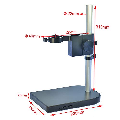14MP Digitales Mikroskop Industriekamera Industrievideo Mikroskop Kamera Kit & Halterung & 100X C Mount Objektiv – Bild 3