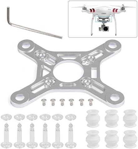 YANSHON Flight Controller Vibration Dampener, Professional Advanced Anti-Vibration Gimbal Mounting Plate for DJI Plantom 3 Standard, Replacement Anti-Vibration Shock Absorbing Board