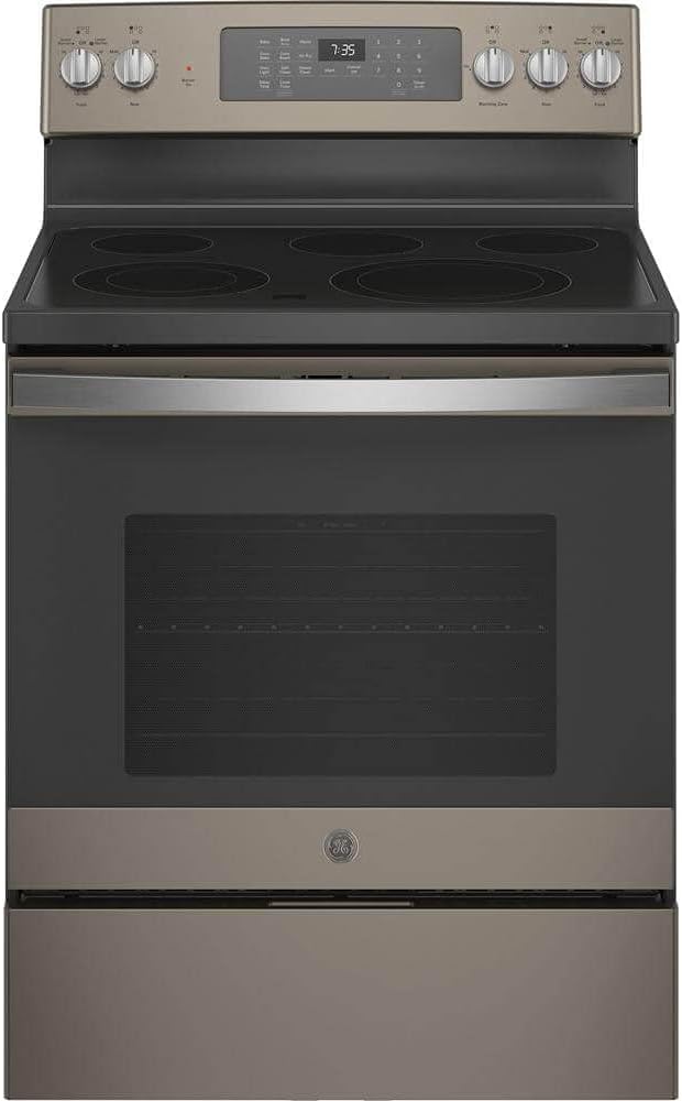 GE JB735EPES 5.3 Cu. Ft. Slate Electric Convection Range with Air Fry