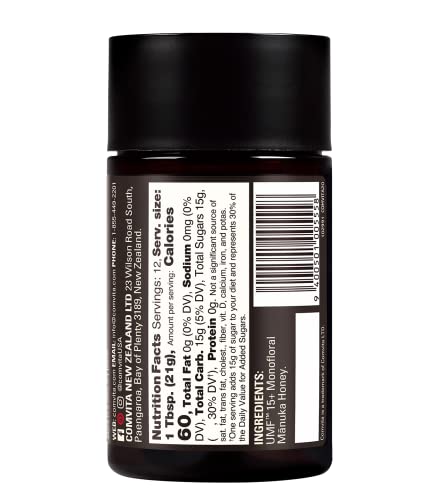 Comvita Manuka Honey (Umf 15+, Mgo 514+) New Zealand’s #1 Manuka Brand | Superfood For Gut & Immune Support | Raw, Wild, Non-Gmo | 8.8 Oz #TOP5