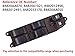 ZAPOSTS 84820AA070 Power Window Switch Fits for Some car Models of 2002-2006 Toyota Camry,03-08 Corolla/Matrix, 2004-09 Sienna, 05-07 Tacoma, 04-06 Scion xA/xB,Driver Side Control Door vidrios Master.