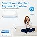 Senville LETO Series Mini Split Air Conditioner Heat Pump, 12000 BTU 110/120V, Inverter, Works with Alexa, SEER2 20.8, 1 Ton, White