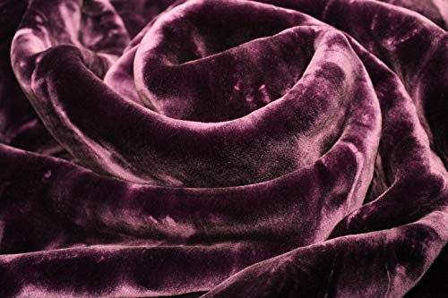 Solaron King Solid Color Korean Mink Blanket - Purple #TOP1