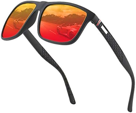 Perfectmiaoxuan Polarized sunglasses for men/women; Vintage/classic/elegant light frame; HD pilot lenses; Golf/driving/fishing/travel Eyewear