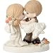 Precious Moments 153008  On the Threshold of A Lifetime of Happiness, Bisque Porcelain Figurine