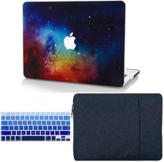 KECC Laptop Case for MacBook Air 13" w/Keyboard Cover + Sleeve Plastic Hard