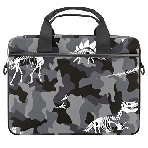 Sac à bandoulière pour ordinateur portable 13-14.5" dinosaure, idéal pour la fac et le bureau