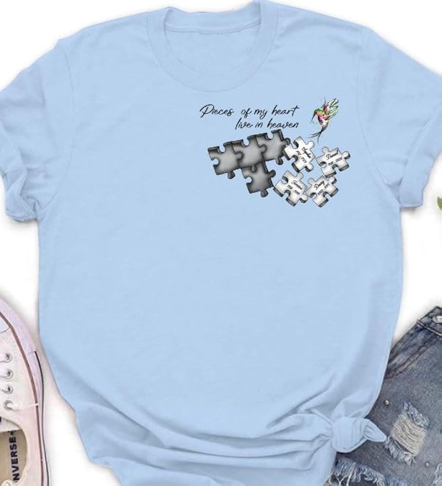 Amazon.com: LASFOUR Personalized A Piece of My Heart Lives in