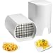 Potato Chipper Chip Cutter, Stainless Steel French Fry Cutter for Quick Meal Preparation, Efficient Vegetable Slicer with Compact Design for Home Kitchen Use, 14x10 cm