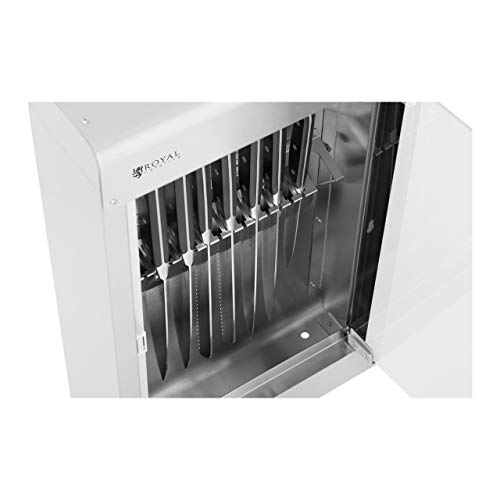Royal Catering RC-KSSS201 Messersterilisator UV Sterilisator Sterilisationsgerät Edelstahl Timer 14 Messer – Bild 5