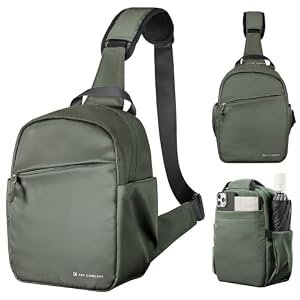 K&F CONCEPT Small Camera Bag for Photographer, Camera Sling Crossbody bag for DSLR/SLR/Mirrorless Camera, Compact Camera Case for Men and Women
