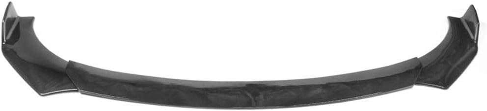 FREEMOTOR802 Adjustable Front Bumper Lip Splitter Universal Fit Most 62"-66" Width Car | A Style Black PP Air Dam Chin Spoiler Lower Guard Valance Chin Protector