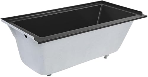 Miniatura 126 de Swiss Madison Well Made Forever SM-DB561 Voltaire - Bañera acrílica de drenaje para zurdos de 48 x 32 pulgadas, 48 x 32 pulgadas, color blanco