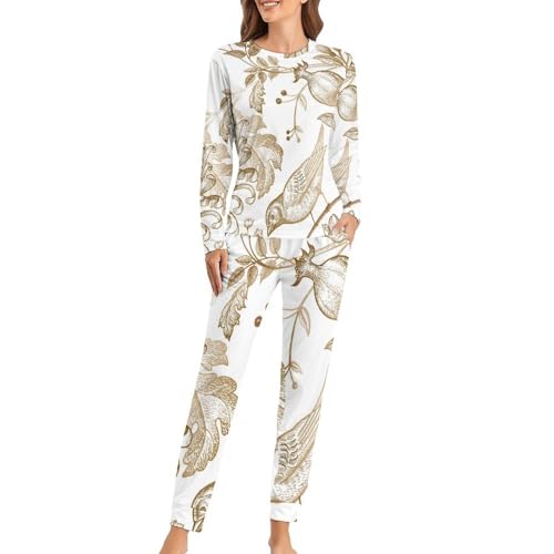 Pyjama femme fleurs vintage pour ne plus avoir froid la nuit en restant élégante