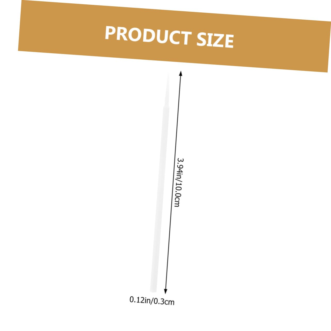 OSOLADY Wide Sticks Set 4 Pack Makeup Applicator Sticks Oral Care Swabs Lip Wand Salon Home Use