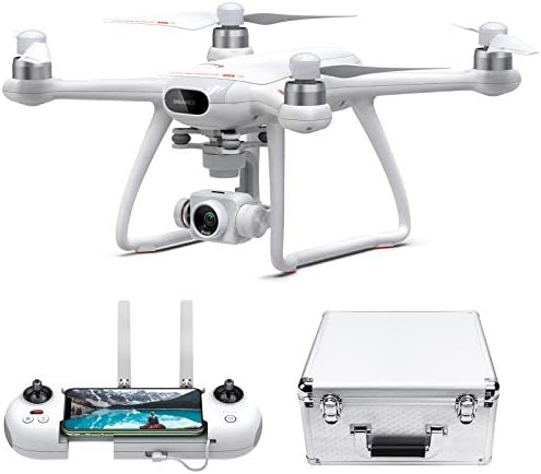 Potensic Dreamer Pro 4K GPS Drones with 3-Axis Gimbal Camera for Adults, Brushless Motor FPV Drone 2KM Transmission Range, 28mins Flight, Auto-Return, Quadcopter with Metal Carry case and 32G SD Card