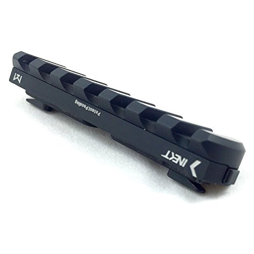 Kinetic Development Group Kinect MLOK Double Picatinny Rail Section, 7Slot, Black