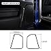 4PCS Car Interior Door Speaker Cover Trim for 2010-2017 Dodge Ram (carbon fiber)