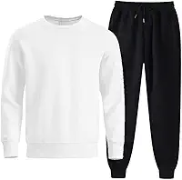 Conjunto de Moletom Masculino Liso Sport Casual Flanelado Leve e Macio
