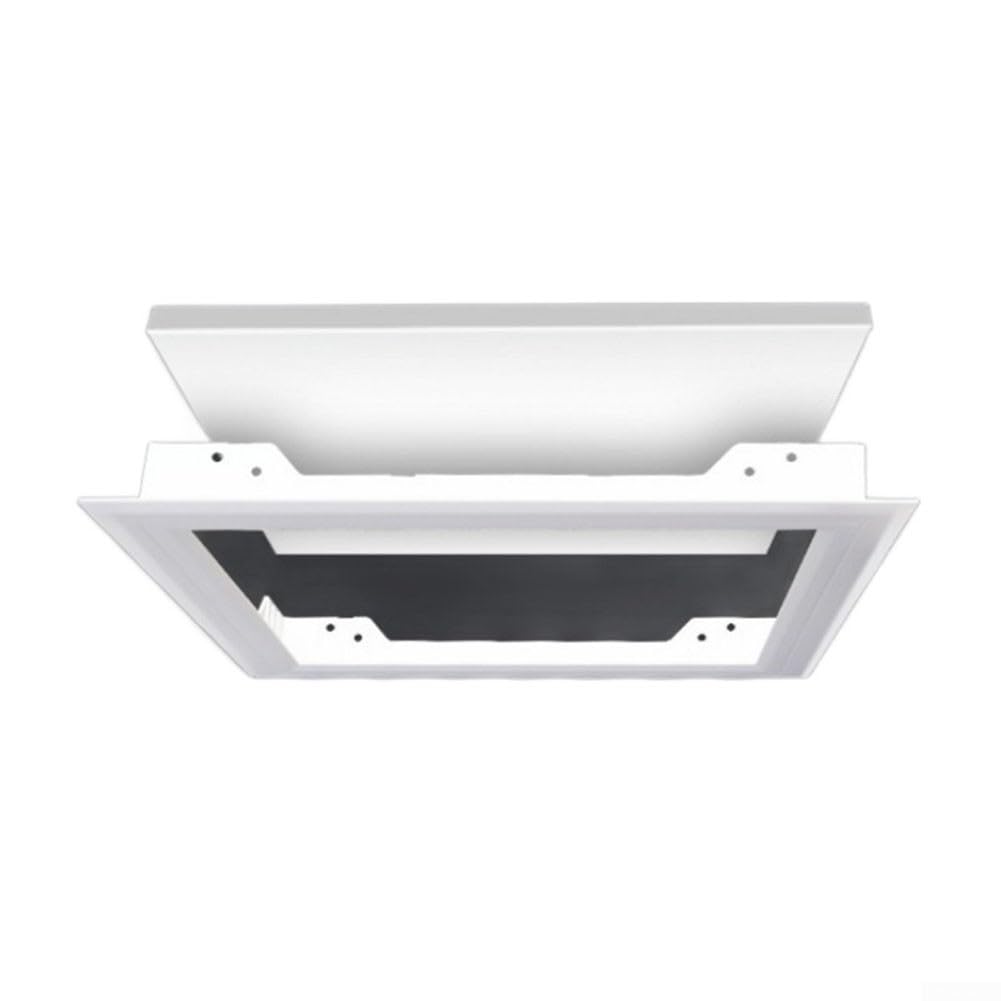 Panel de Inspección, Blanco Puerta Desmontable Bisagra Para Techos de Pared Para Acceso Cubierta Tubería Techo Aire Acondicionado R (400x400mm)
