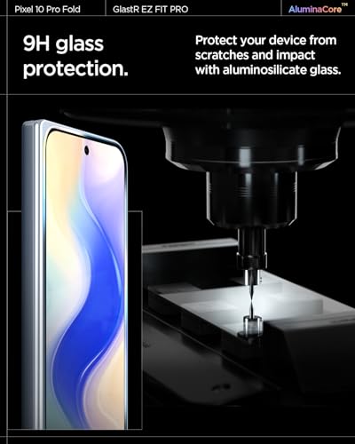 Image of Spigen EZ Fit Pro Tempered Glass Screen Protector Guard for Pixel 10 Pro Fold [2 Pack]