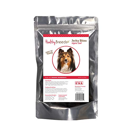 Healthy Breeds Shetland Sheepdog Jerky Bites Beef Recipe Dog Treats 5 oz