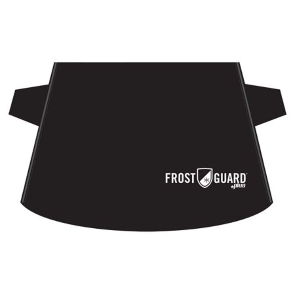 Frost Guard Plus Large 61" x 41" Winter Windshield Cover w Dual Power Wing Panels Wiper Blade Cover Rigid Poles Protects Windshield Snow & Ice, Fits Most Cars Trucks Minivans Wagons and SUVs