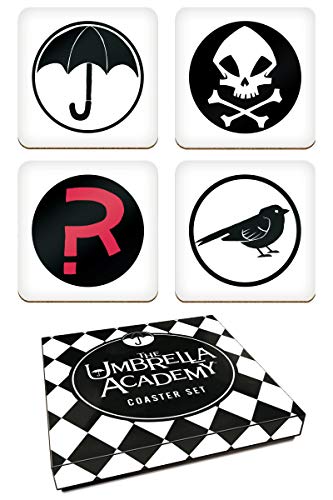 Dark Horse Deluxe The Umbrella Academy Coaster Set, Multicolor