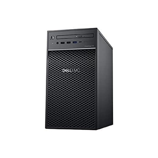 Dell PowerEdge T40 Tower Server, Intel Quad-Core Xeon E-2224G Processor 3.5GHz, 16GB DDR4 RAM, 1TB 7.2K RPM HDD, 3 Yr. Warranty by Dell