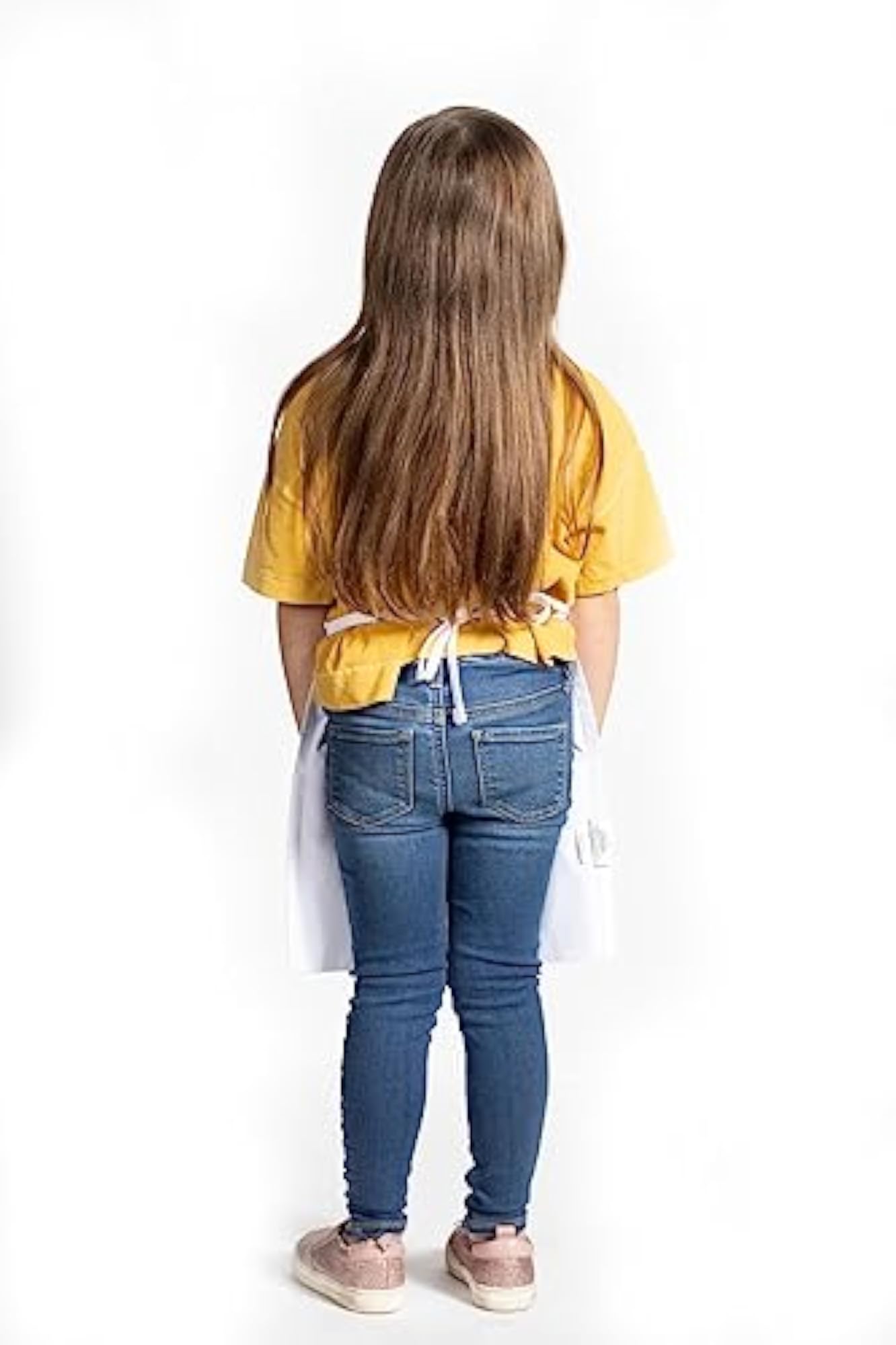 Unisex Chef Apron for Kids, Adjustable for 2-15 Years