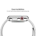 Casem Designed [Series 1] Apple Watch Screen Protector [42 mm] - Light Weight iWatch Bumper Protection Case for Glass Screen