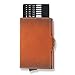 Produktbild Solo Pelle Kartenetui | Kreditkartenetui | Leder Geldbörse Slim Wallet Portmonee | Geldbeutel mit RFID Schutz für bis zu 11 Karten Model: Mech (Cognac Braun mit Scheinfach + Münzfach)