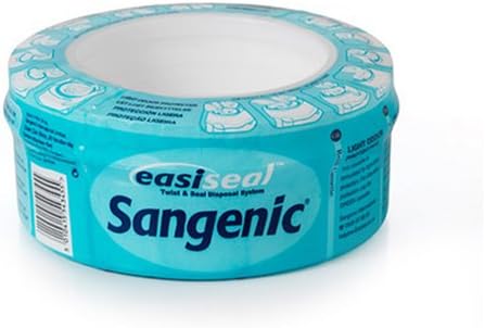 Tommee Tippee Sangenic Easiseal Bin Refill 25m Standard Cassettes (Pack of 6)