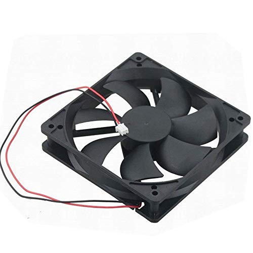 Aisibo Dc Cooling Fan Brushless Fan Computer Fan Case 5 Inch Ball Bearing Exhaust Fan 12025 120Mmx120Mm X25Mm (Dc12V 0.33A) #TOP2