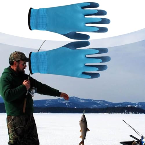 de trabalho de látex para clima frio, de inverno de látex | 1 par de com revestimento de látex para