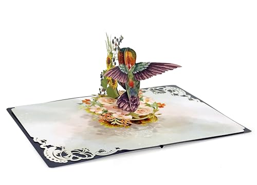 CUTPOPUP-Hummingbird-Birthday-Card-Pop-Up-Mothers-Day-Card-Fathers-Day-Card-Mothers-Day-3D-Popup-Greeting-Birthday-Card-for-Women-Wife-Grandma-Hummingbird-Sunflower 41TfXoRfXKL