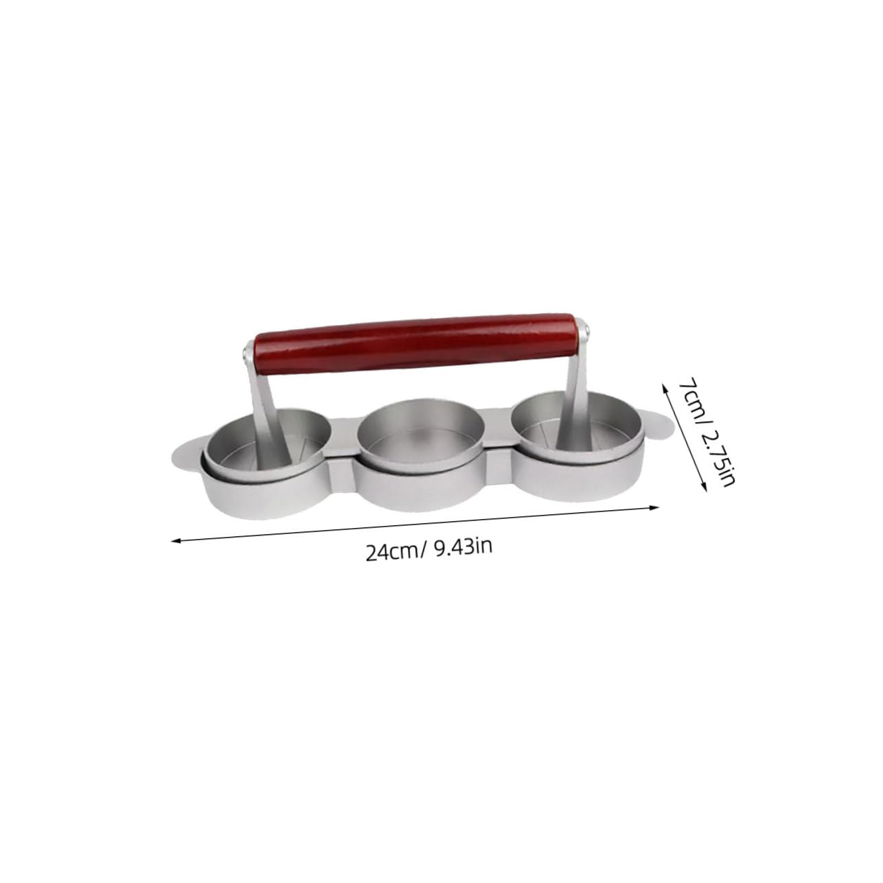 Toyvian 2 Pezzi Stampo per Hamburger Alimentare Utensile per Pressare e Burger
