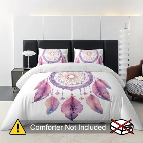 Housse de couette 200x200 cm avec fermeture éclair anti-glisse