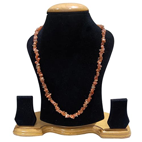 Image of Reiki Crystal Products Certified Natural Crystal Stone Chip Mala Necklace Collection for Men & Women, Reiki Energized Gemstone Jewellery for Meditation, Yoga, Spiritual Styling & Everyday Wear, Multiple Stone Variants