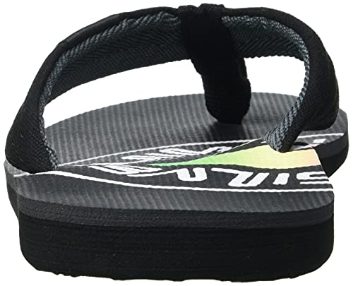 Quiksilver Pánské Molokai Layback Flip-Flop, Šedá Green Grey