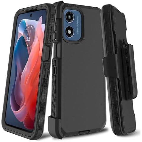 lovpec Rugged Case for Moto G Play 2024 Cover