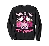 cool breast cancer halloween party donne rosa citazione felpa
