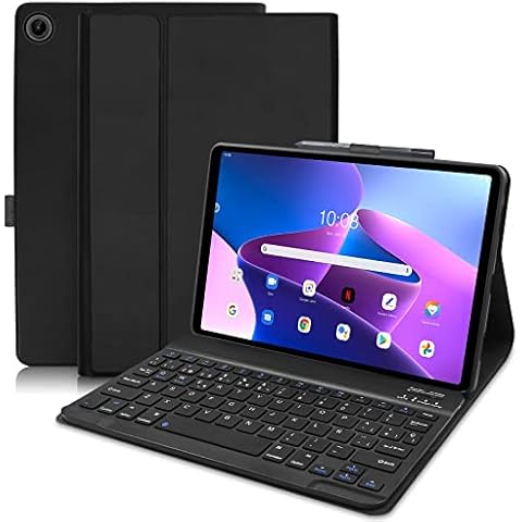 Funda Teclado Español Ñ para Lenovo Tab M10 Plus 3rd Gen Cover