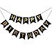Produktbild Haobase Happy Birthday Banner Geburtstag Girlande Party Dekorationen (Schwarz)