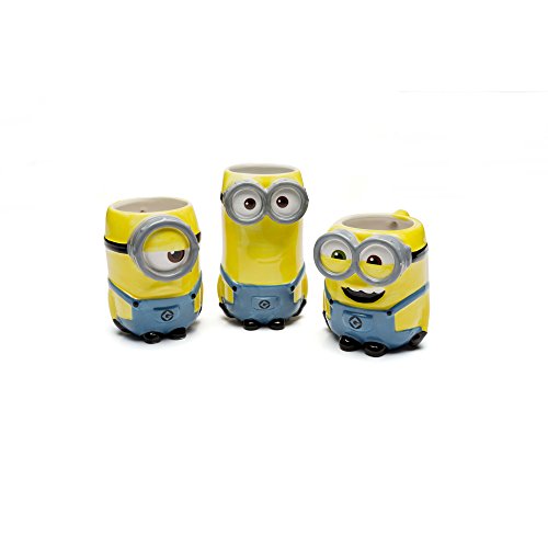 Zak Designs Despicable Me Kevin Minion 3D Sculpted Ceramic Coffee Mug For Hot Drinks, 14 Oz #TOP3