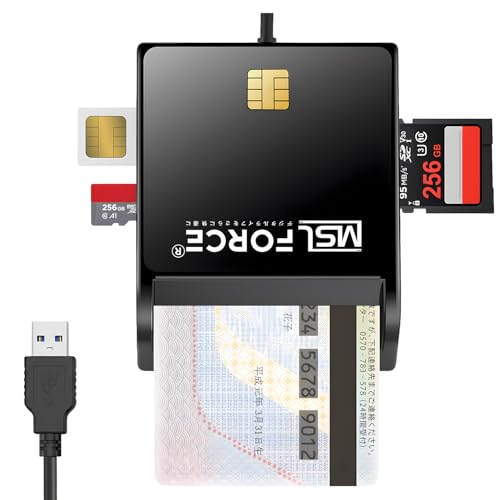 Amazon.co.jp: 日本の中小企業 MSL FORCE 4in1 ICカードリーダー マイ
