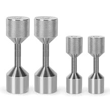 4 Pcs Flange Two Hole Pin, Stainless Steel 1-1/8 Two Hole Alignment Pins & 1-5/8 Two Hole Alignment Pins